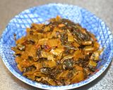 独身男の高菜漬け胡麻油炒め作り方5写真