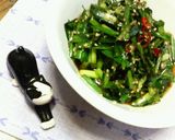簡単✿ニラだけの❀ゴマ醤油炒め✿作り方3写真