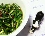 簡単✿ニラだけの❀ゴマ醤油炒め✿作り方4写真