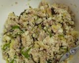 【簡単】油揚げの肉豆腐詰め作り方2写真