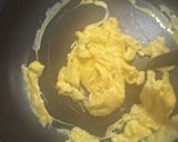 キャベツと卵の塩昆布炒め作り方2写真
