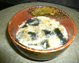 のりと卵の中華スープ作り方4写真