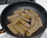 すぐできる！蒟蒻とさつま揚げの甘辛作り方2写真