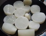 焼き大根と鳥のあんソース♪作り方1写真