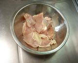 鶏肉とインゲンのバルサミコ風ソース煮作り方1写真