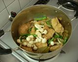 鶏肉とインゲンのバルサミコ風ソース煮作り方5写真