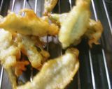 オクラフリッター★きゅうりの甘酢で作り方7写真
