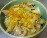 豚肉とあるだけ野菜のあんかけ丼作り方4写真