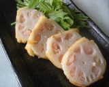 シャキッと♪海老レンコン♫作り方4写真
