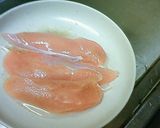 おかひじきと蒸し鶏の和え物作り方1写真
