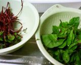 つるむらさきのナムル作り方1写真