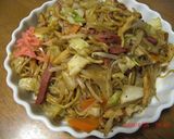 冷蔵庫のお掃除焼きそば作り方4写真