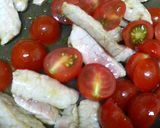 豚肉・水菜・トマトのイタリアン炒め★作り方2写真