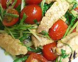 豚肉・水菜・トマトのイタリアン炒め★作り方4写真