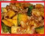 かぼちゃとベーコン焼肉のタレ炒め♬作り方6写真