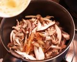 豚ときのこの香ばしバター味噌焼き作り方2写真
