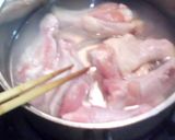 お鍋一つで手羽元の甘辛煮作り方1写真