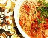 簡単✿サーモンの❀トマトクリーム✿パスタ作り方6写真