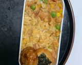 レンジ簡単クリーミー梅ガパオ味炒飯弁当作り方15写真
