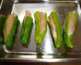 ししとうのささみ詰め☆お弁当にも♪作り方3写真