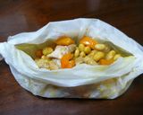 カレー味の大豆とパプリカ作り方5写真