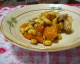 カレー味の大豆とパプリカ作り方6写真