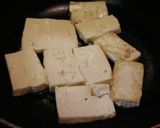 台湾家庭料理♪帆立＆豆腐の炒めもの♪　作り方2写真