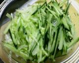ひき肉の春雨サラダ☆作り方1写真