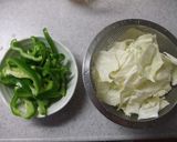 鶏ムネ肉でヘルシー和風回鍋肉作り方2写真