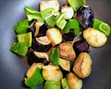 簡単夕飯なすピーマンささみ中華黒酢炒め肉料理主菜作り方8写真