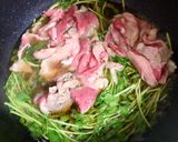 ☆超簡単時短☆豆苗De牛丼作り方5写真