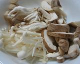 ２分でキノコ丼作り方1写真