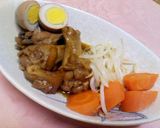 鶏と卵の煮物作り方3写真