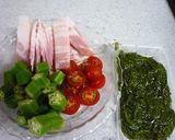 めかぶとベーコンの中華スープ作り方1写真