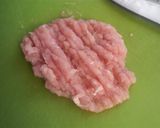 ボーロサイズの柔らか鶏団子☆離乳食作り方1写真