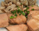 お義母さんの味★　鮭と茸の麺つゆ煮作り方8写真
