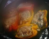 ピーマンの肉詰め。パプリカ編作り方6写真