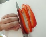 レンチン！パプリカの白だし和え作り方2写真
