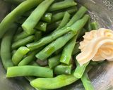 いんげんのおかかマヨネーズ作り方3写真