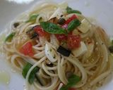 カプレーゼ風冷製パスタ作り方12写真