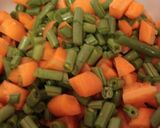 ミックスベジタブルのサブジ（野菜炒め）作り方1写真