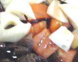 れんこんと牛すじのスパイシーとまと煮作り方2写真