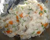 離乳食＊れんこんハンバーグ作り方2写真