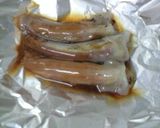 いか肝のホイル焼き作り方2写真