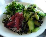 夏野菜で冷たいお茶漬け作り方4写真