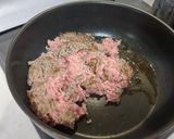 キャベツとひき肉の味噌炒め作り方2写真