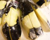 なすの挽き肉挟み焼き♪紹興酒蒸し作り方3写真