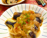 なすの挽き肉挟み焼き♪紹興酒蒸し作り方6写真
