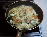 我が家の絶品！まかない焼きそば作り方4写真