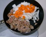 お手軽に！白菜＆人参＆豚コマの中華丼作り方5写真
